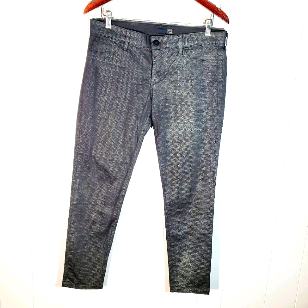 ❗️ 4/$25 David Kahn Metallic Charcoal Power Stretch Jeans